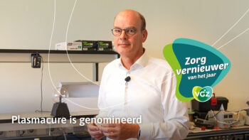 Plasmacure door VGZ genomineerd voor Zorgvernieuwer van het jaar - innovatieprijs