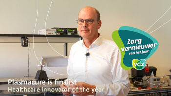 Plasmacure by VGZ nominated for Healthcare innovator of the year - award voor Zorgvernieuwer van het jaar